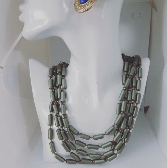 1980s Vintage Utilitarian Multilayer Necklace - Picture 3 of 4